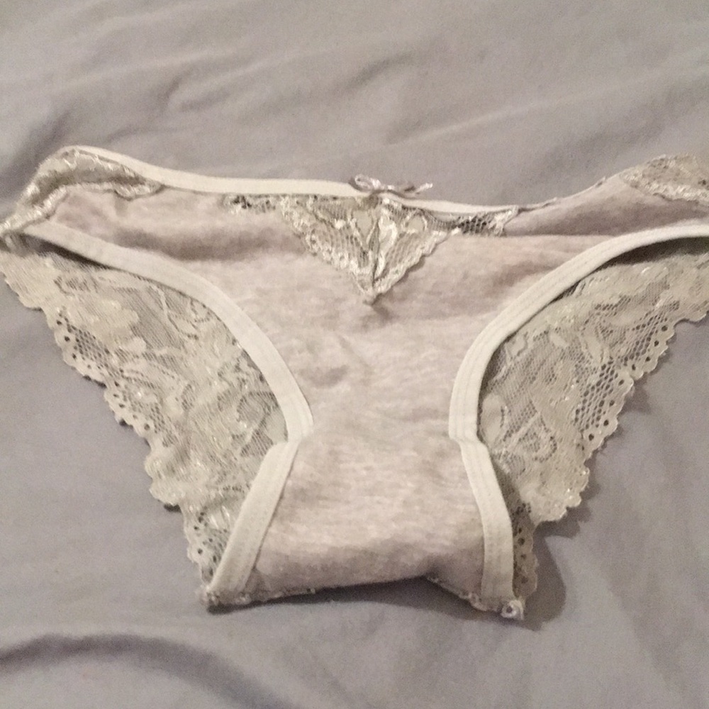 Cute gray lace panties never worn